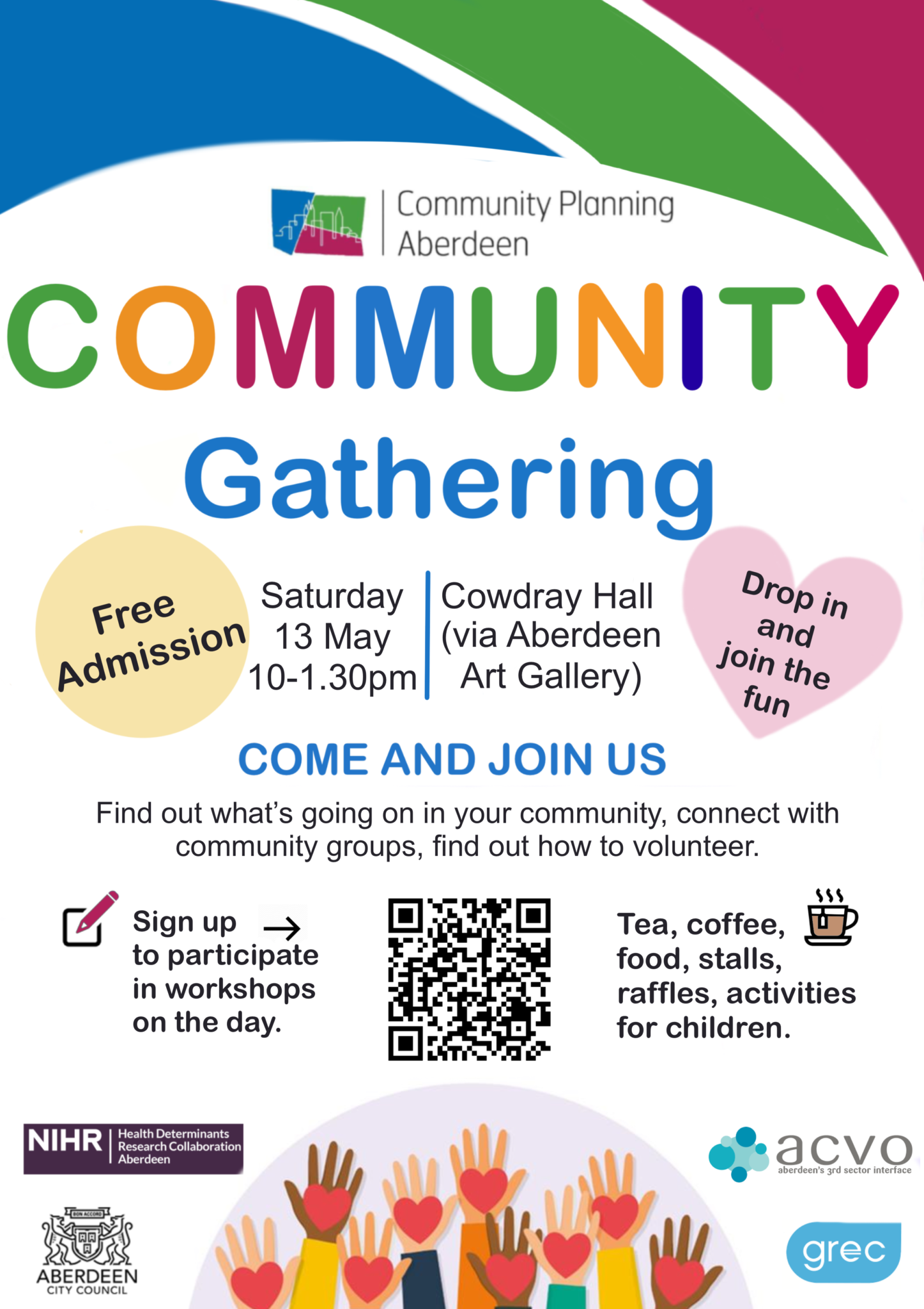 community gathering flyer