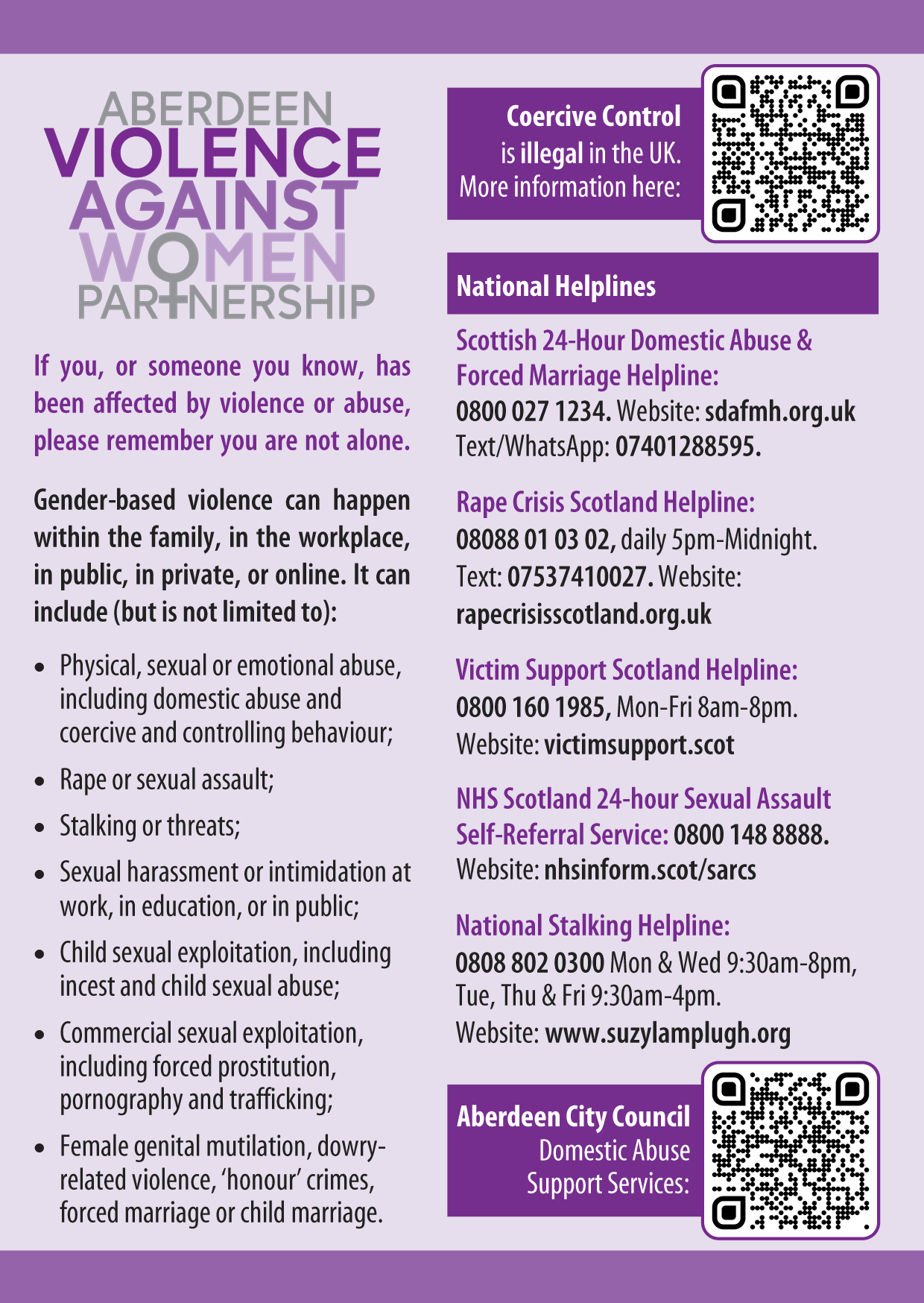 Posters and Flyers – Grampian Regional Equality Council
